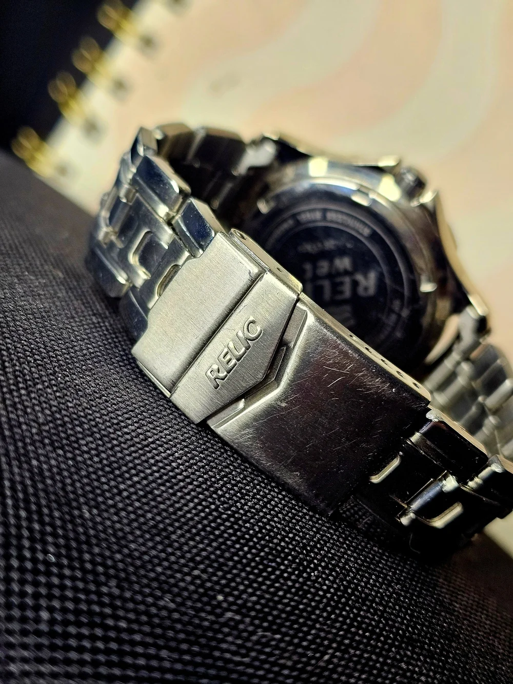 Vintage Relic Wet Quartz Men's Divers Watch (NEEDS BATTERY)